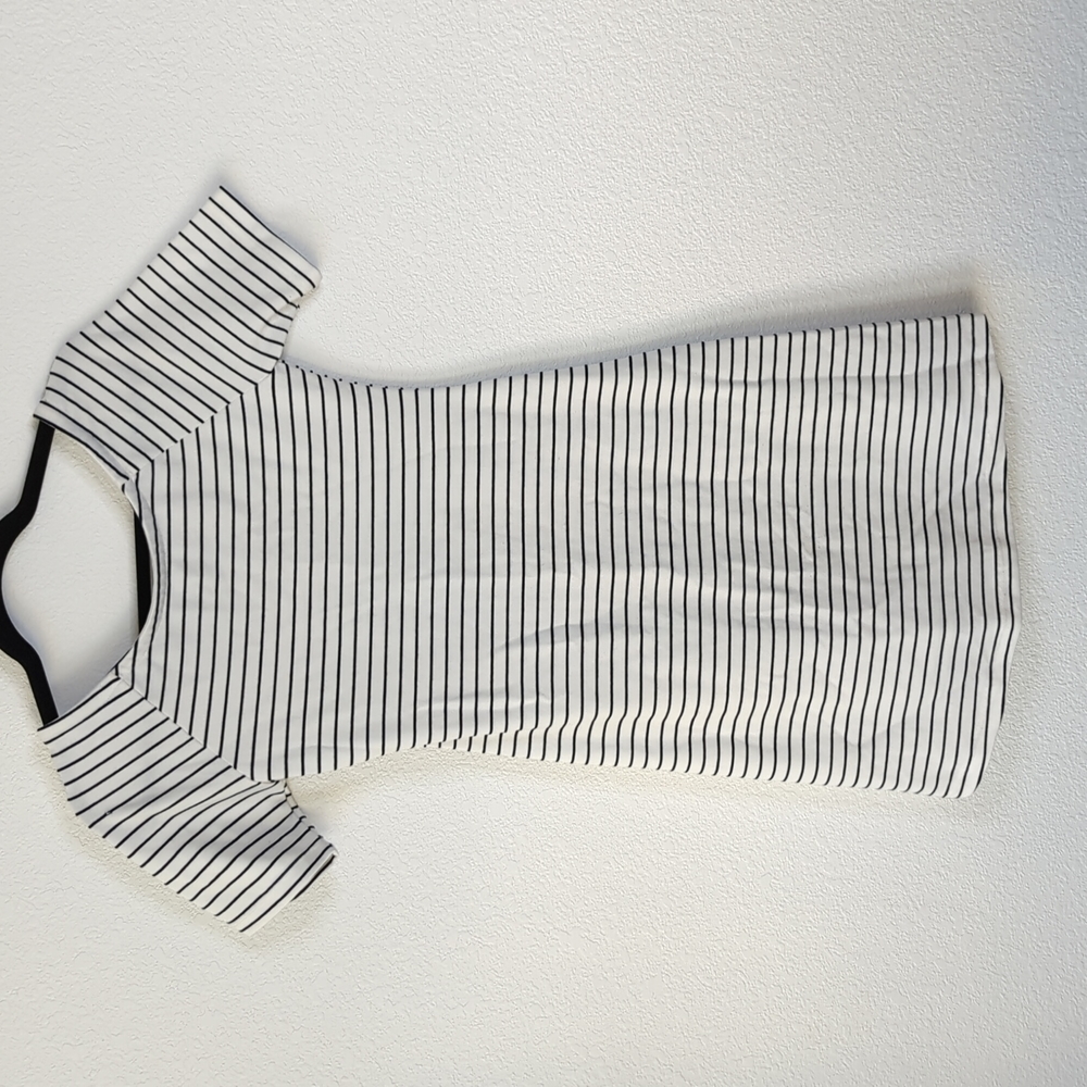 Zara Striped Short Sleeve Dress